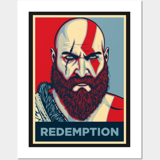 REDEMPTION - KRATOS'S EDITION Wall Art by ChrisHarrys